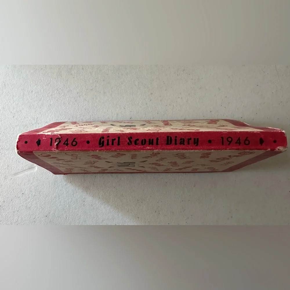Vintage Girl Scout Diary 1946